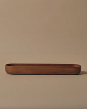 Load image into Gallery viewer, Long Tray with Rounded Base hand crafted in Swamp Kauri.