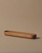 Load image into Gallery viewer, Long Tray with Rounded Base hand crafted in Swamp Kauri.