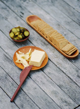 Load image into Gallery viewer, Long Tray with Rounded Base in Swamp Kauri #2