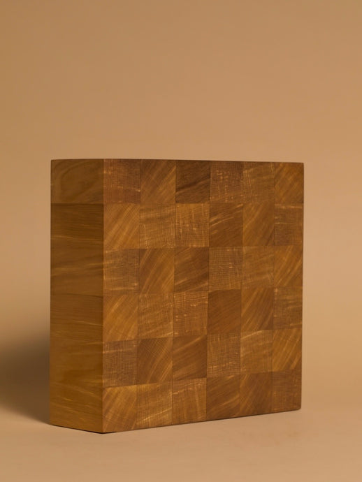 Medium Square End Grain Chopping Board #6 / Swamp Kauri