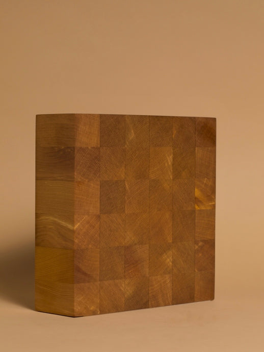 Medium Square End Grain Chopping Board #7 / Swamp Kauri