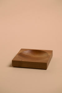 A bowl handmade using swamp kauri timber