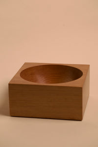 A bowl handmade using native nz swamp kauri timber