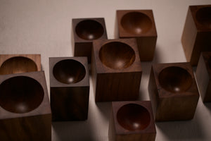 A selection of bowls handmade with native New Zealand timber