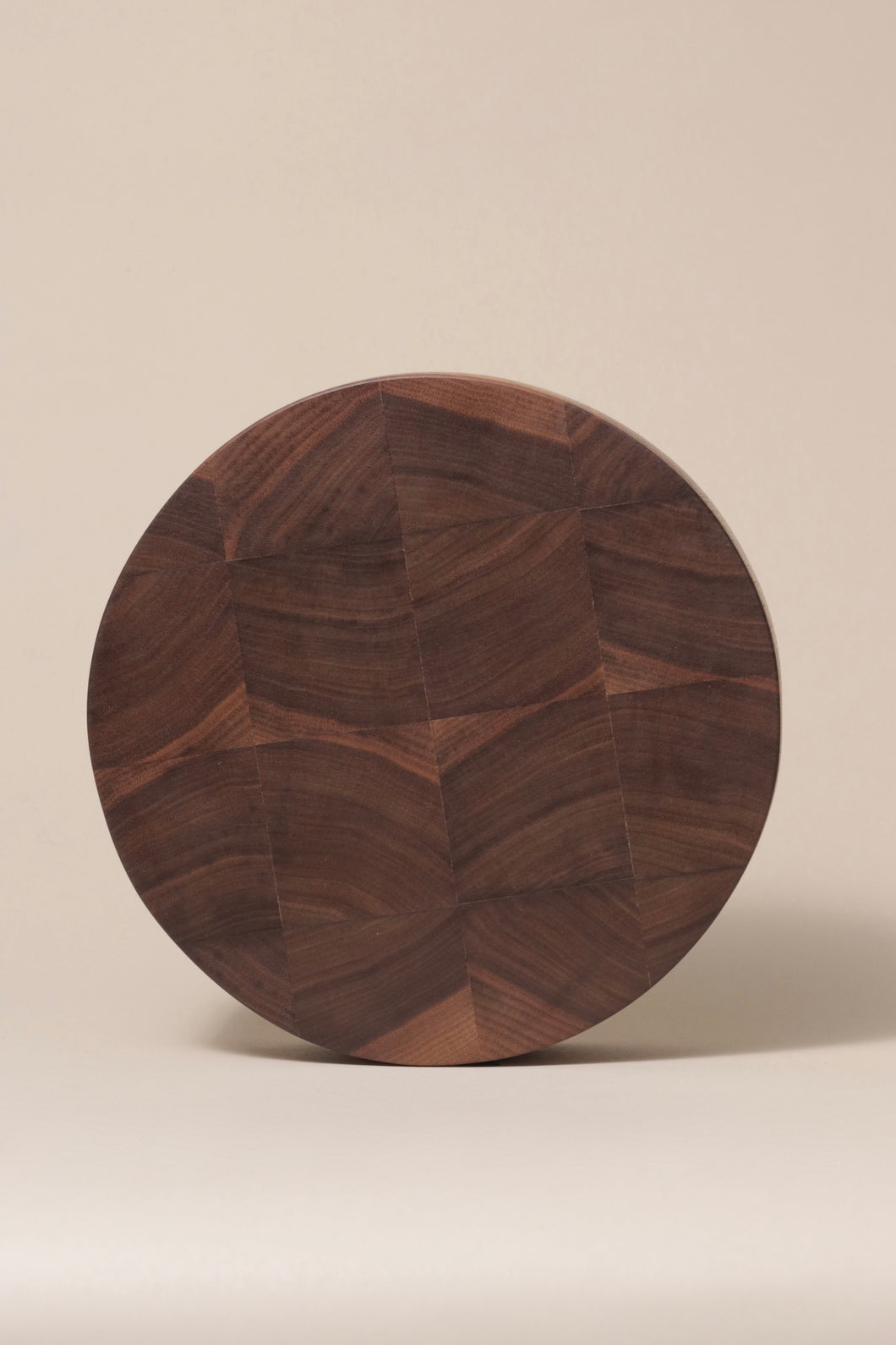 Handmade end grain chopping board in Walnut, New Zealand Made