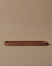 Load image into Gallery viewer, Long tray with square base hand crafted in Rimu.