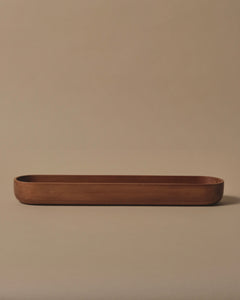 Long Tray with Rounded Base hand crafted in Swamp Kauri.