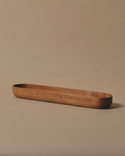 Load image into Gallery viewer, Long Tray with Rounded Base hand crafted in Swamp Kauri.