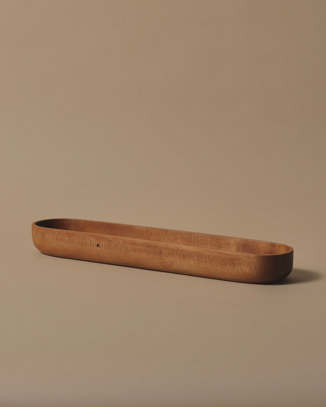 Long Tray with Rounded Base hand crafted in Swamp Kauri.