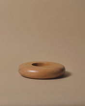 Load image into Gallery viewer, Round Kauri bowl with a soft rounded edde, a wide lip and a small bowl in the centre.