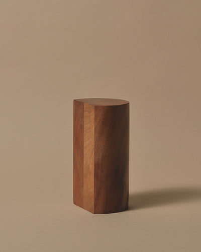 Handcrafted Kauri bookend showcasing a minimalist and elegant design.