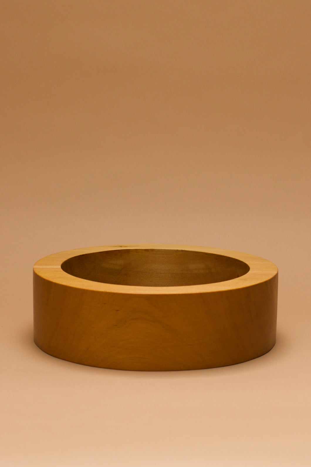 A handmade kauri wood bowl