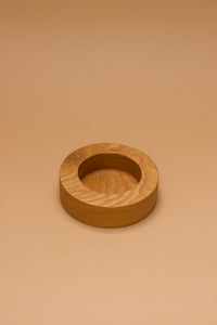 Round Wide Lip Bowl Oak #3