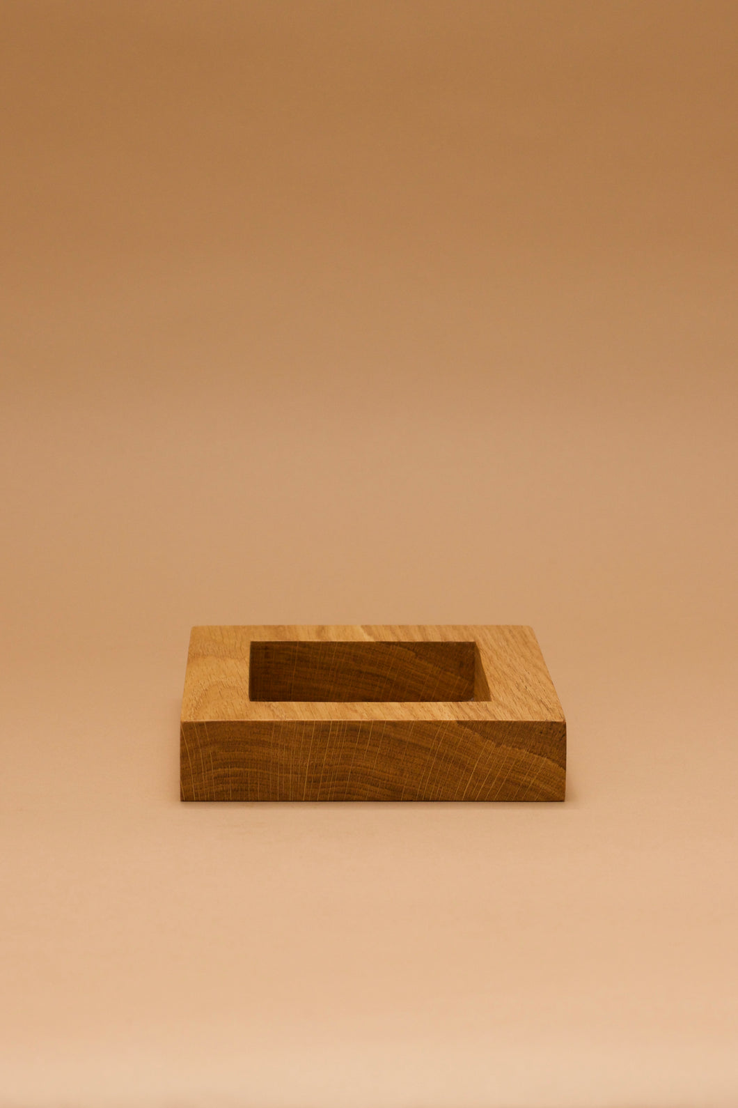 Square Wide Lip Bowl Oak #12