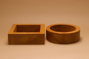 Handmade bowls in kauri wood