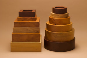 A collection of bowls hand made using NZ native wood