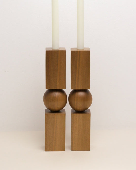 Moon Candleholder Pair 1